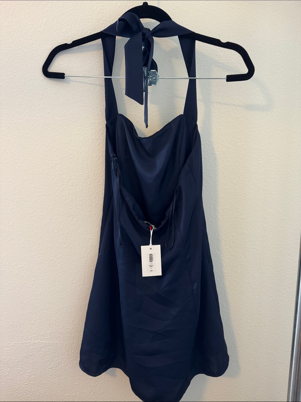 Aritzia Sunday Best Pirouette Satin Halter Dress - Picture 3 of 4